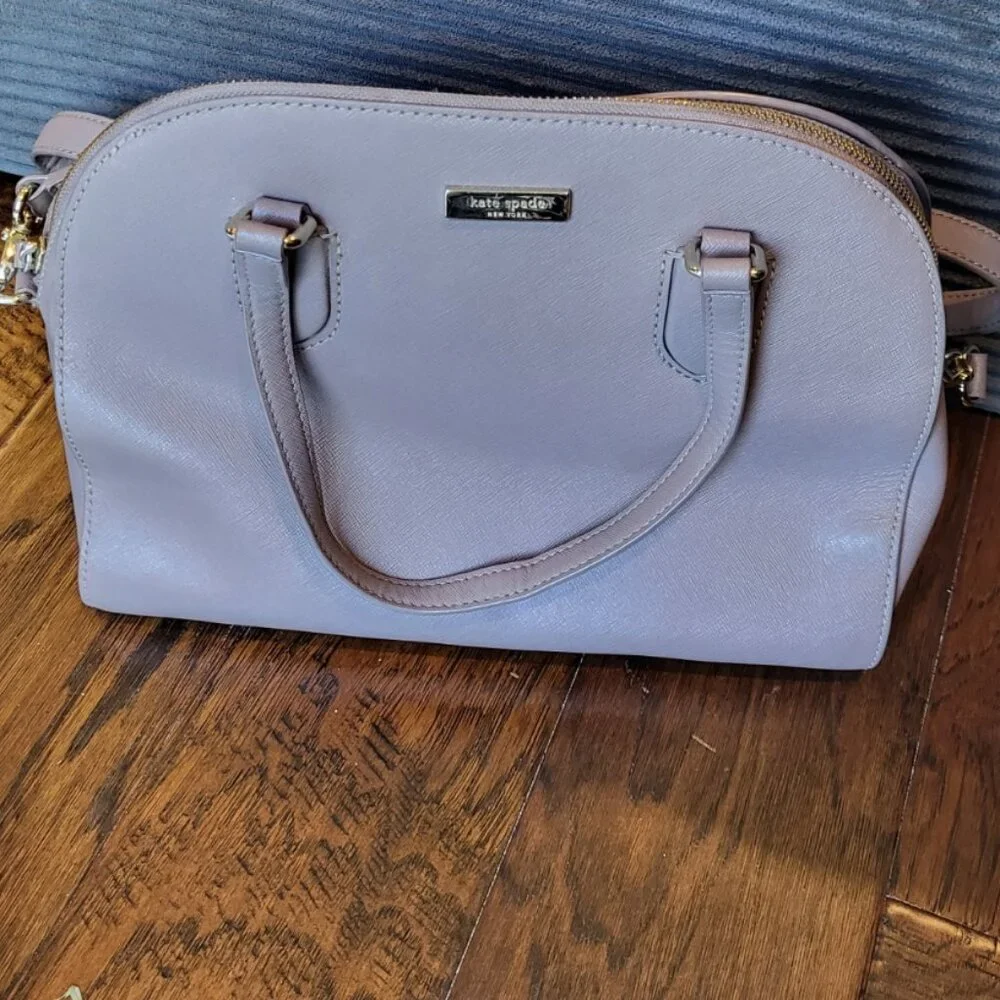 Kate Spade New York Reiley Laurel Way Mixed Material Dome Purse Cityscape